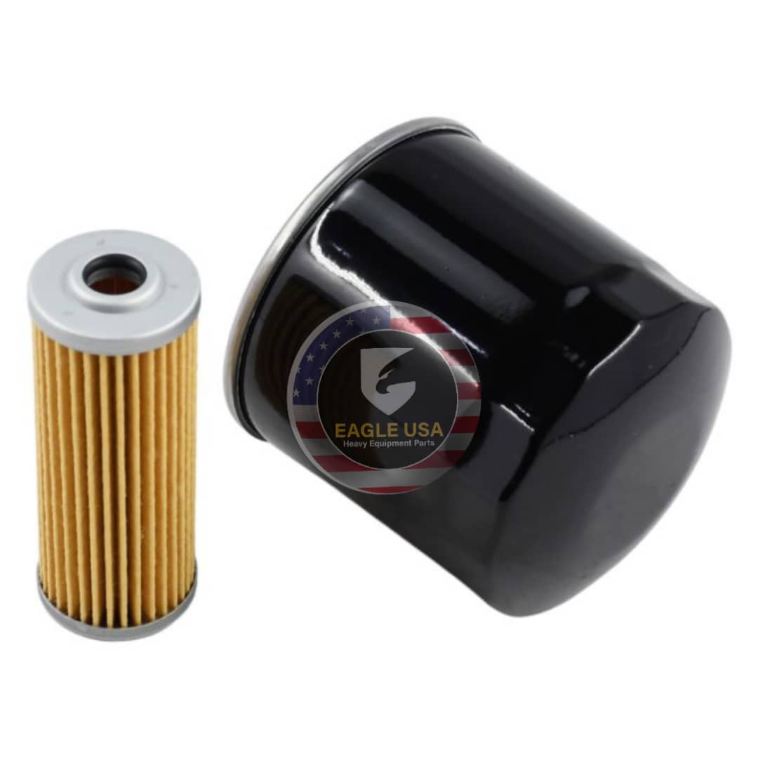 Oil Filter M806418 & Fuel Filter MIU804763 M801101 Kit For John Deere - Image 2