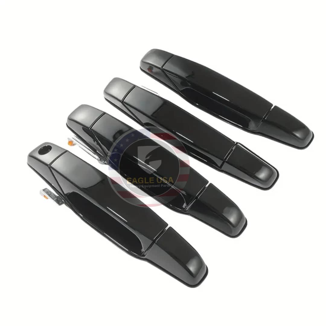 4pcs for Cadillac Exterior Black Silvery Outside Door Handle, Polishing PVC Material, Right Location - Image 2