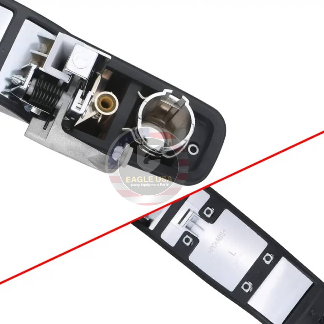 4pcs for Cadillac Exterior Black Silvery Outside Door Handle, Polishing PVC Material, Right Location - Image 5