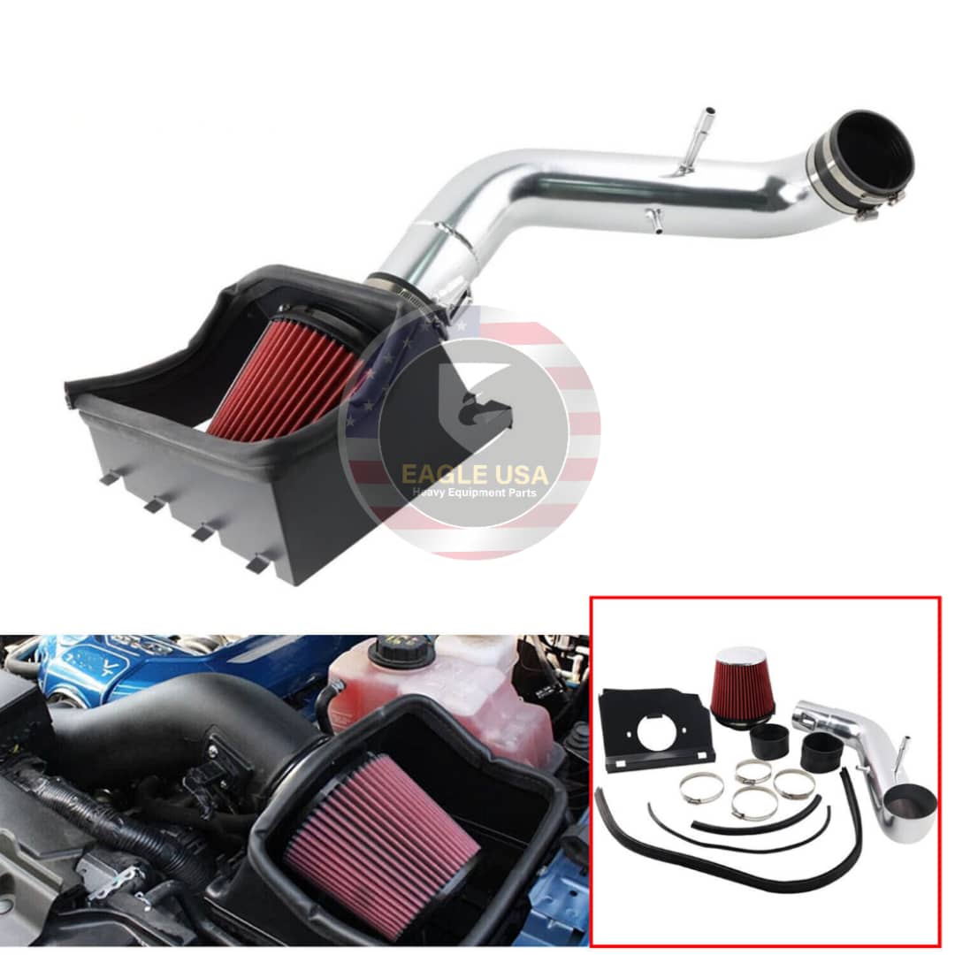 Fits 2011-2014 Ford F150 5.0L V8 Engine Cold Air Intake Kit System Heat Shield