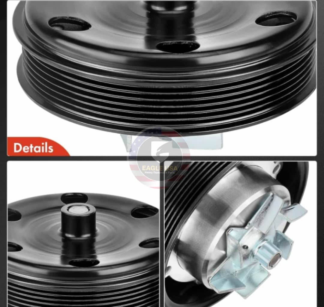 Engine Water Pump with Gasket &Pulley Compatible with Chevy Silverado 1500 2014-2020, Suburban 2015-2020, Camaro 2016-2020, Tahoe 2015-2020, 4.3L 5.3L 6.0L 6.2L