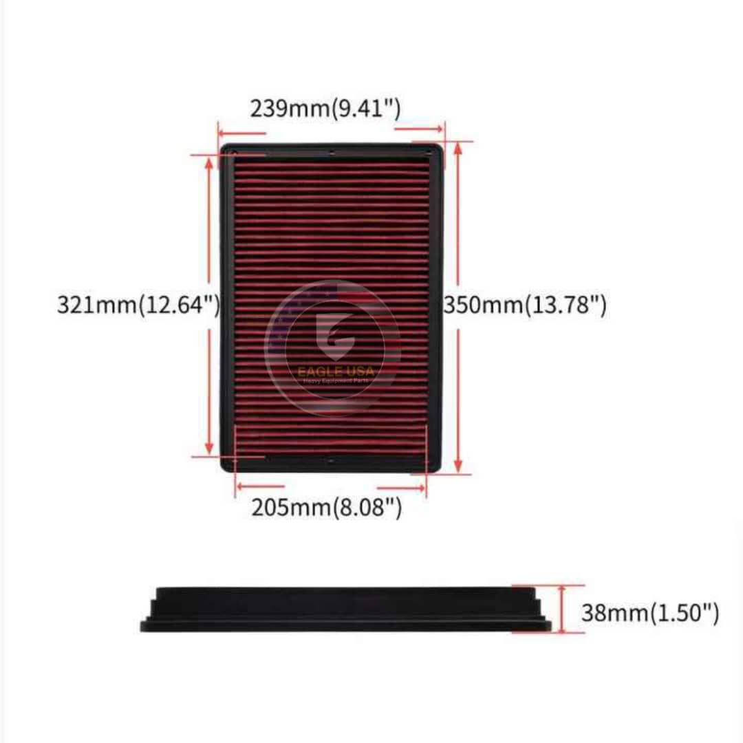 Replacement Air Filter Compatible with Dodge Ram Truck 33 2002-2019 V6/V8/V10